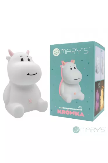 Marys Lampka nocna silikon Led RGB USB Kr�wka r�owa 11x10x1 ECO LIGHT MW20537