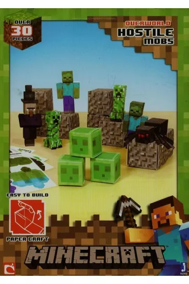 Minecraft Papercraft - Zestaw Mob�w Nieprzyjaci� *