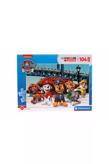 Puzzle maxi 104 el. Supercolor. Psi Patrol Clementoni