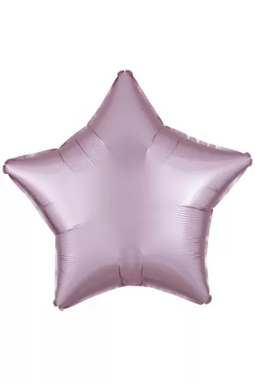 Amscan Balon foliowy Lustre Pastel r�owy gwiazda 48cm