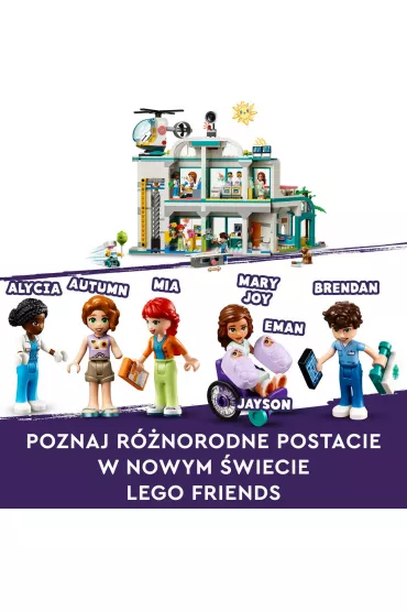 LEGO Friends Szpital w mie�cie Heartlake 42621