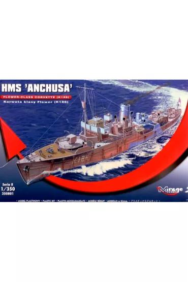 Brytyjska Korweta klasy Flower K186 HMS Anchusa Mirage Hobby