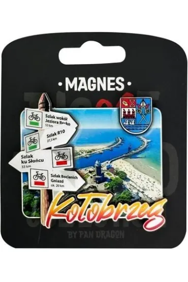 Pan Dragon Magnes I love Poland Ko�obrzeg ILP-MAG-C-KOL-28