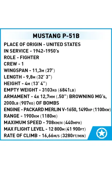 Historical collection wwii HC Mustang P-51B