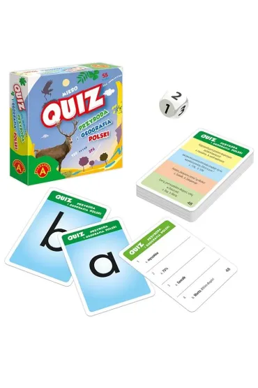 Gra Quiz Mikro przyroda i geografia Polski ALEXANDER 2869