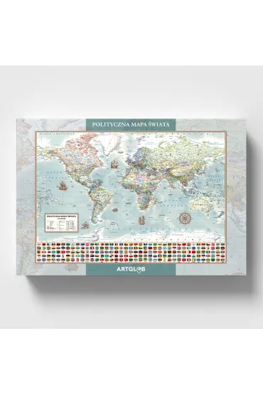 Puzzle 2000 el. �wiat polityczny m. stylizowana ArtGlob