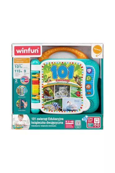 Zabawka edukacyjna Ksi��eczka 28x27x5 Zwierz�tka PLPL/ANG SMILY PLAY 24040201