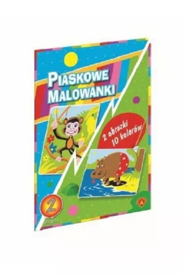 Piaskowe malowanki. Hipopotam, ma�pa Alexander