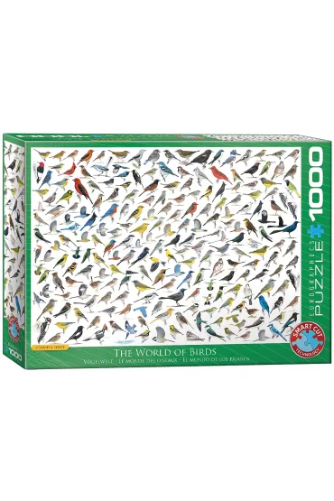 Puzzle 1000 el. �wiat ptak�w Eurographics