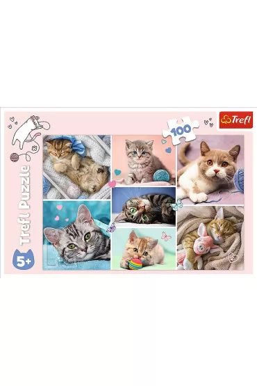 Puzzle 100 el. W kocim �wiecie Trefl