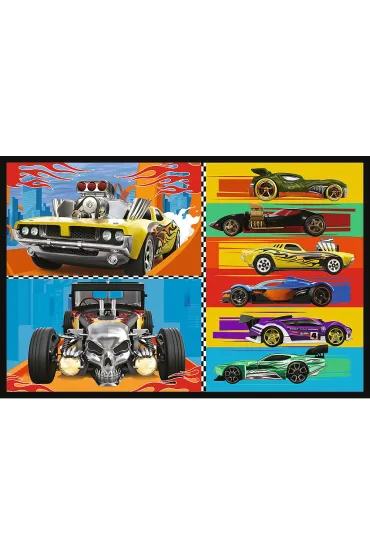 Puzzle 2x70 el. Samochodziki Hot Wheels Trefl
