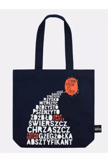 Absztyfikant Torba bawe�niana Learn Polish It`s Easy! granatowa