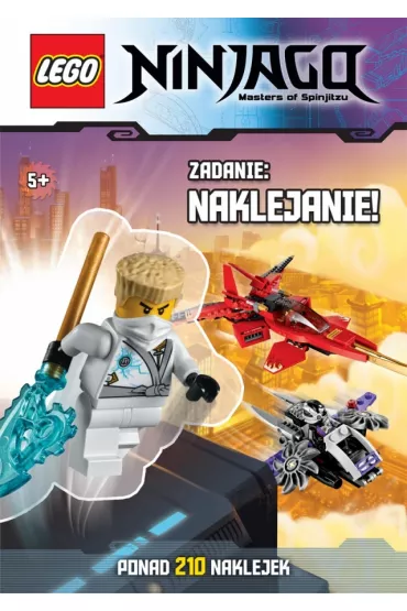 LEGO NINJAGO. Zadanie: naklejanie. 210 naklejek