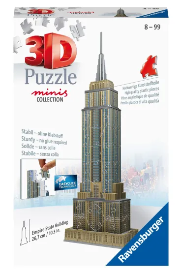 Puzzle 54 el. 3D Mini budowle. Empire State Building Ravensburger