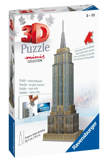 Puzzle 54 el. 3D Mini budowle. Empire State Building Ravensburger