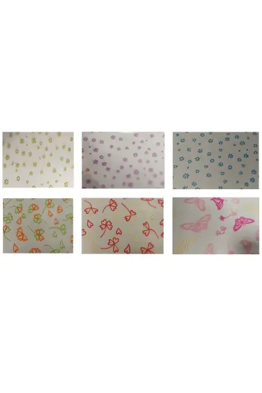 Torebka ozdobna folia z nadrukiem 250x350 N8 POLSYR 25 szt.
