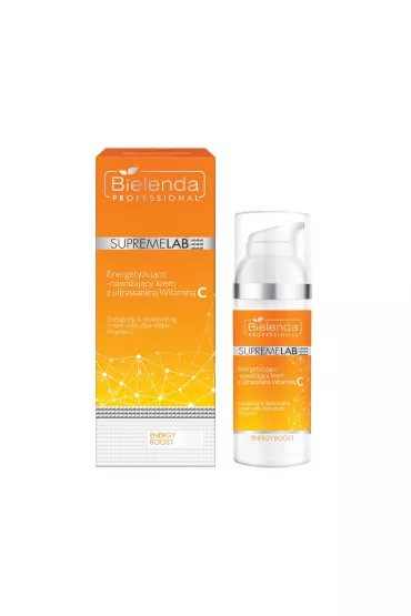 Bielenda Professional SupremeLab Energy Boost energetyzuj�co-nawil�aj�cy krem z ultrastabiln� witamin� C 50 ml