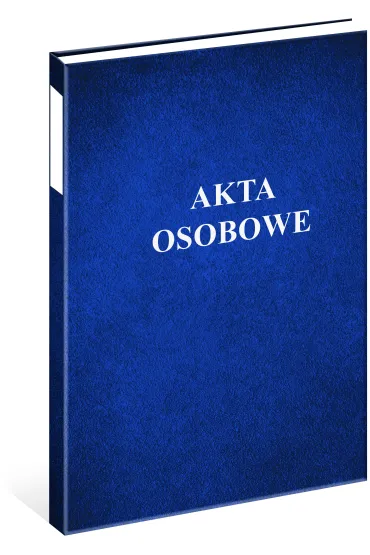Interdruk Teczka akt osobowych oklejana niebieska