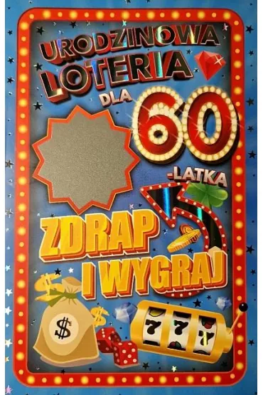Yeku Karnet Urodziny 60 m�skie