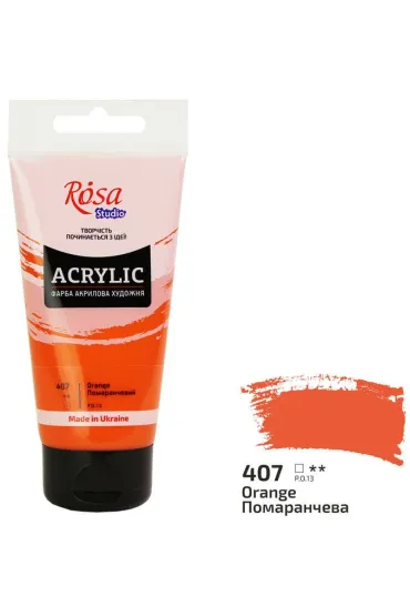Rosa Farba akrylowa orange 407 75ml 75 ml
