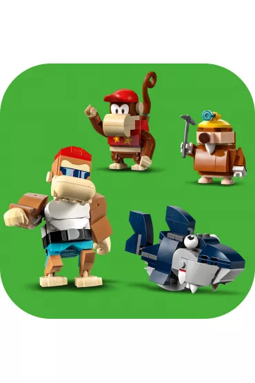LEGO Super Mario Przejadka wagonikiem Diddy Konga — zestaw rozszerzajcy 71425