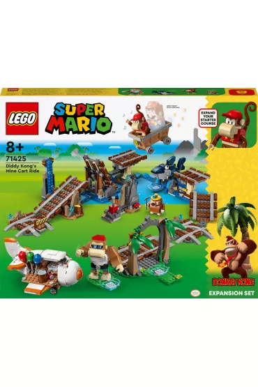 LEGO Super Mario Przejadka wagonikiem Diddy Konga — zestaw rozszerzajcy 71425