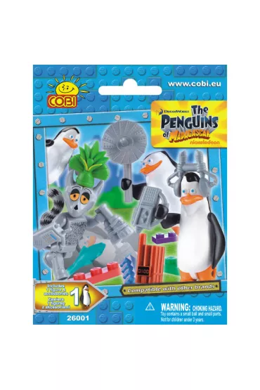 Pingwiny z Madagaskaru. Saszetka z figurk� - Pingwiny Z Madagaskaru Saszetka