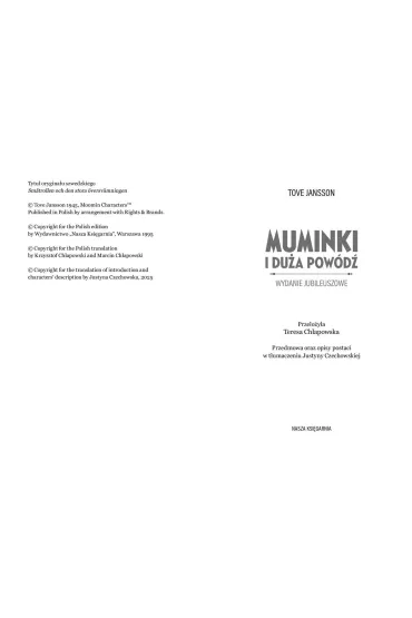 Muminki i du�a pow�d� - Tove Jansson