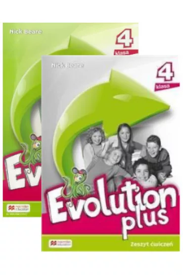 Evolution Plus 4. Ksi��ka ucznia oraz zeszyt �wicze�. J�zyk angielski. Szko�a podstawowa - Nick Beare