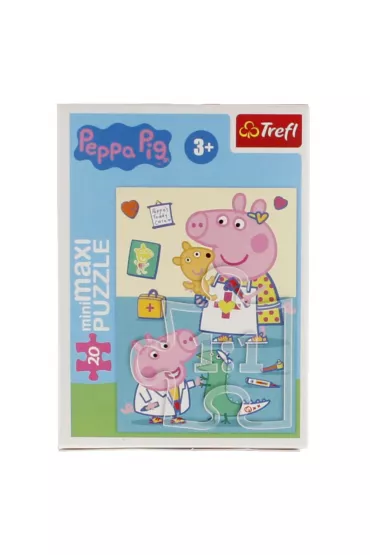 Puzzle 20 el. miniMAXI Beztroski dzie� Peppy 4 Trefl