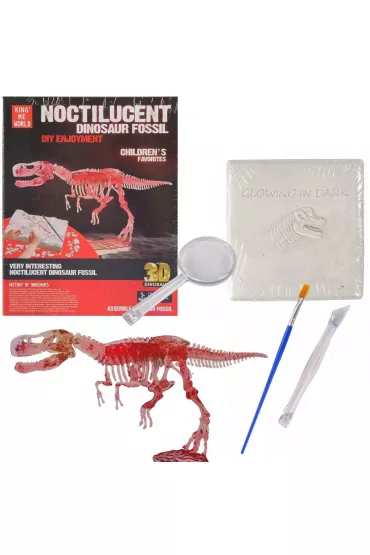 Wykopaliska paleontolog szkielet dinozaura Trifox