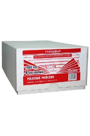 Polecenie przelewu IV sk�adanka komputerowa/1000kpl./