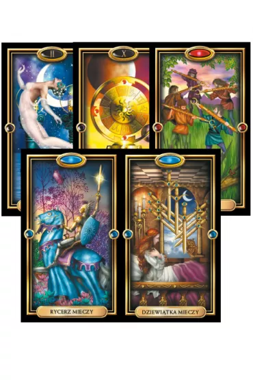 Kieszonkowy Poz�acany Tarot - Barbara Moore, Marchetti Ciro