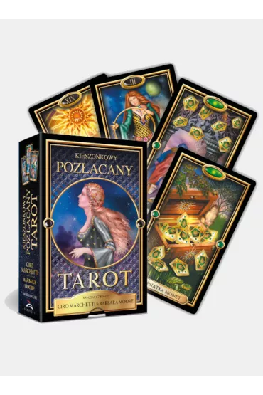Kieszonkowy Poz�acany Tarot - Barbara Moore, Marchetti Ciro