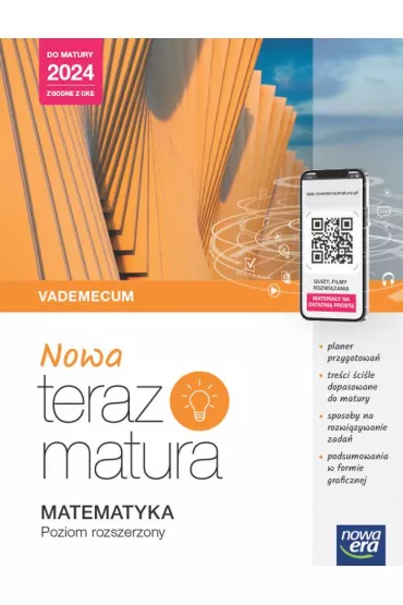 Nowa Teraz matura. Matematyka. Vademecum. Poziom rozszerzony. Do matury 2024 - Maciej Antek, Piotr Grabowski, Piotr Krzemi�ski, Marcin Matyja