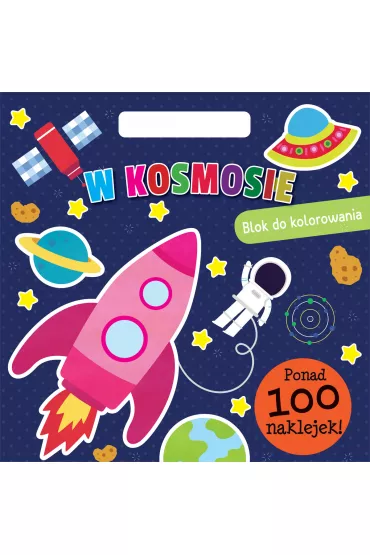 W kosmosie. Blok do kolorowania