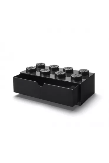 Szufladka na biurko klocek LEGO Brick 8 Czarna