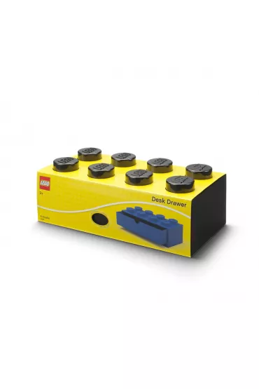 Szufladka na biurko klocek LEGO Brick 8 Czarna
