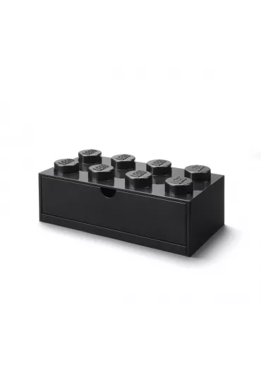 Szufladka na biurko klocek LEGO Brick 8 Czarna
