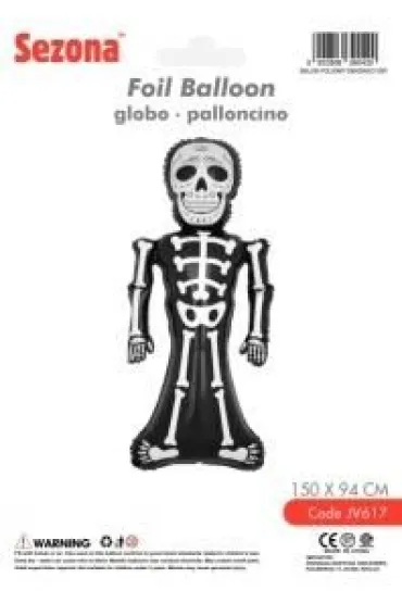 Balon Halloween Szkielet 150x94cm