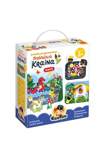 Puzzle progresywne Ba�niowa kraina Bright Junior Media
