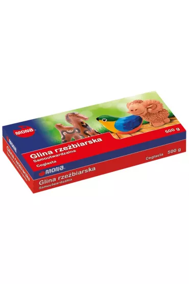 Mona Glina rze�biarska samoutwardzalna ceglasta 500g
