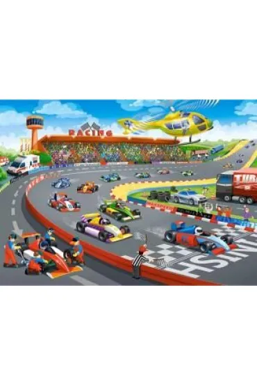 Puzzle 100 el. Wy�cig Formu�a Castorland