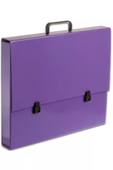 Penmate Teczka z r�czk� A3 fioletowa 5 cm
