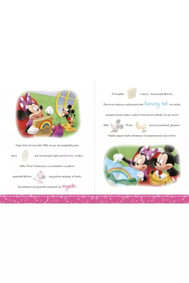 Czytanki naklejanki. T�cza Minnie. Disney Junior Minnie - Olivia London
