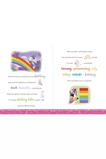 Czytanki naklejanki. T�cza Minnie. Disney Junior Minnie - Olivia London