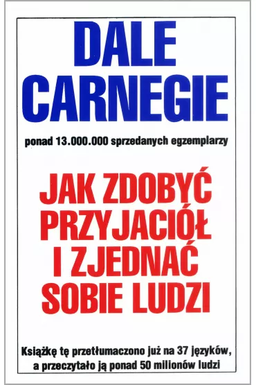 eBook Jak zdoby przyjaci i zjedna sobie ludzi mobi epub - Dale Carnegie