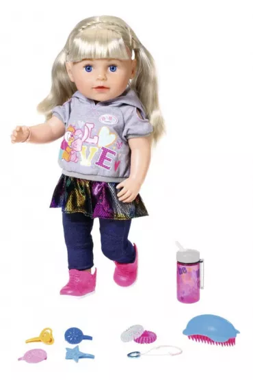 BABY born® Lalka interaktywna siostrzyczka (blondynka) p4 824603 Zapf