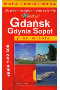 Plan Miasta EuroPilot. Gdask Gdynia Sopot laminat