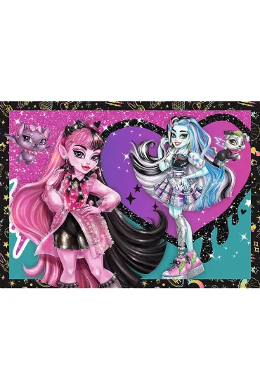 Puzzle 4w1 - Elektryzuj�cy dzie� Monster High (35+48+54+70 el.) Trefl